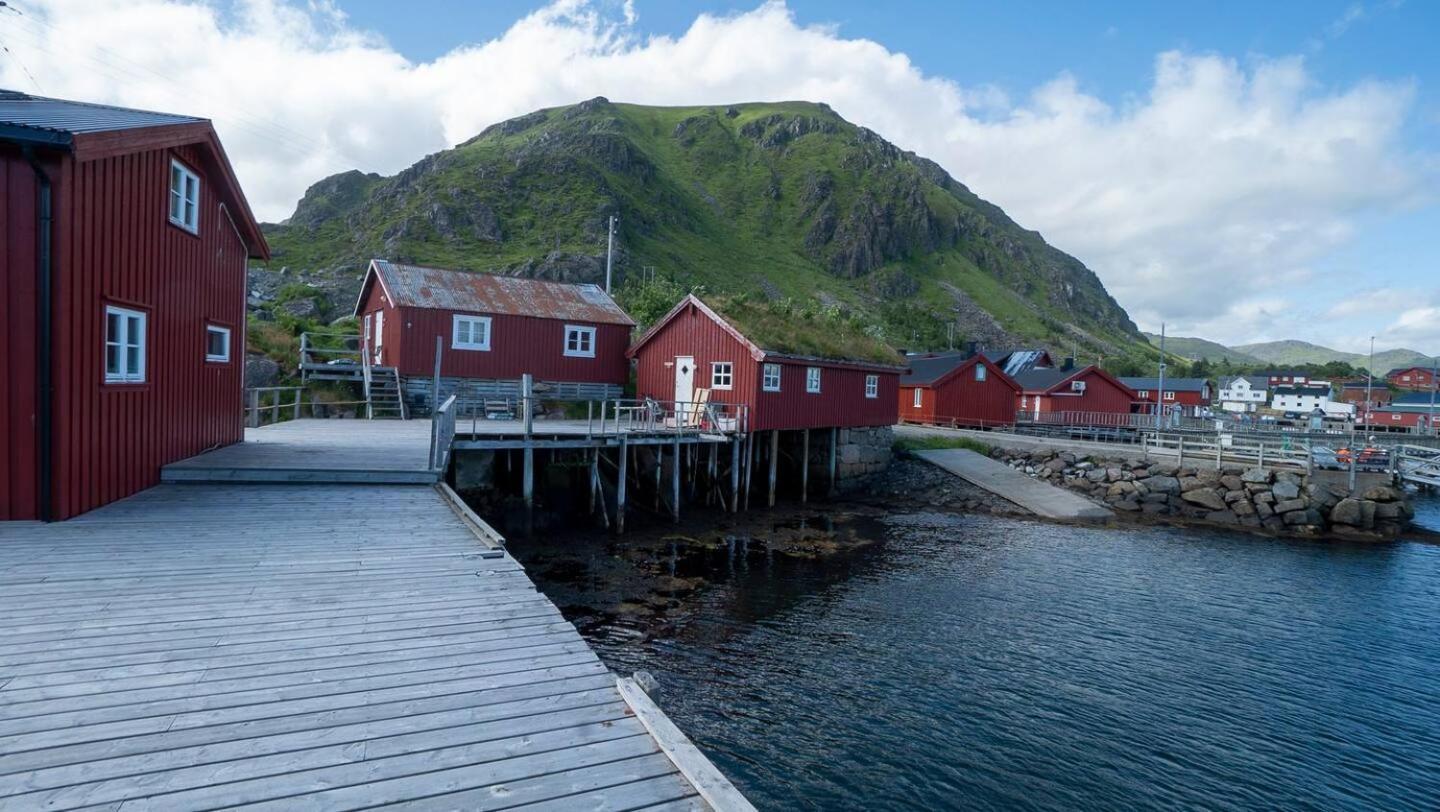 Real Fisherman'S Cabins In Ballstad, Lofoten Exteriör bild