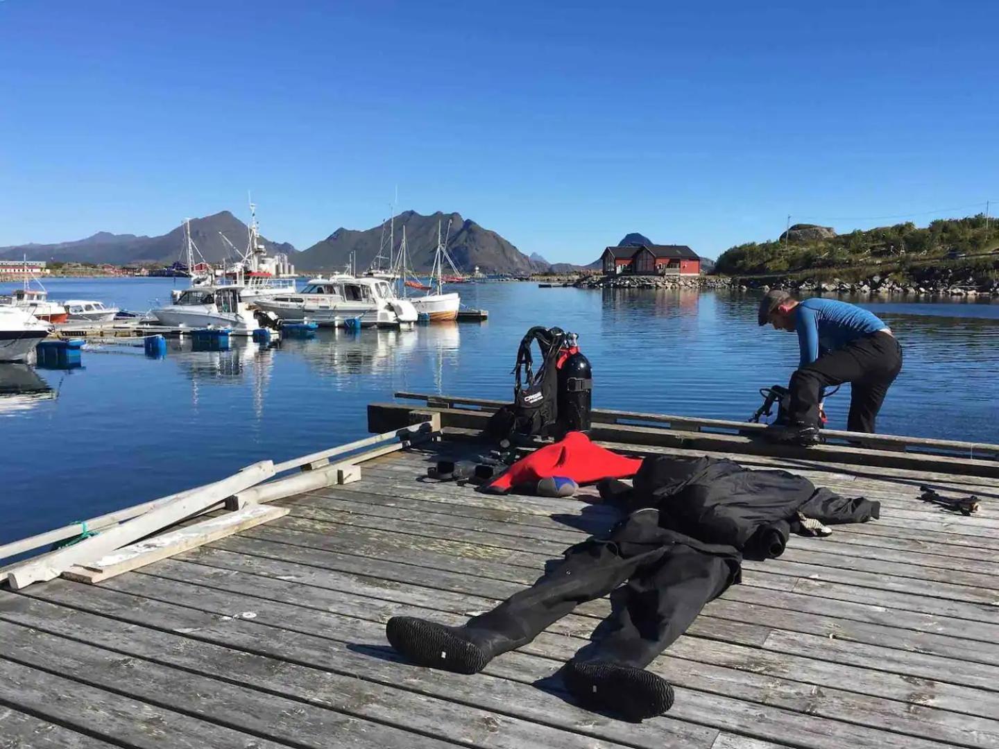 Real Fisherman'S Cabins In Ballstad, Lofoten Exteriör bild
